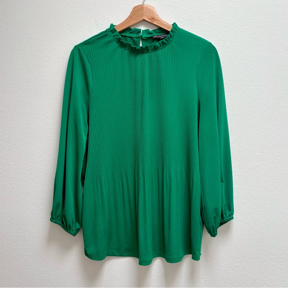 Adrianna Papell Green Blouse